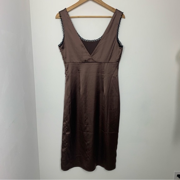 Forever 21 Sleeveless Satin Midi Slip Dress - Picture 9 of 12